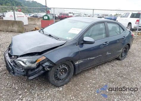 2016 Toyota Corolla Le из США, поврежденный, VIN 5YFBURHE4GP554692